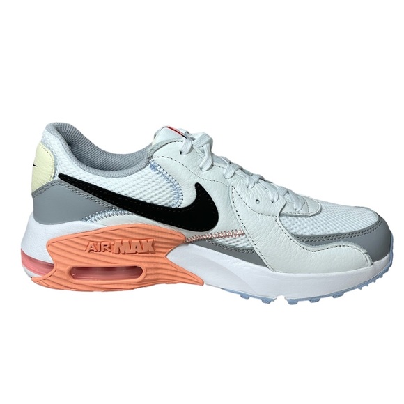 ⚡️SOLD⚡️Nike Air Max Excee Sneakers White Black Coral Pink Shoes women US Size 8 - Picture 2 of 16